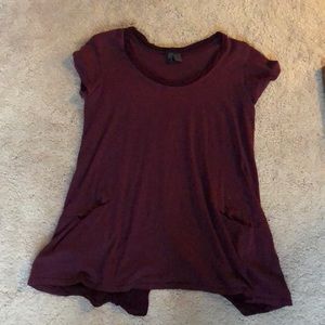 Purple Anthropologie Shirt
